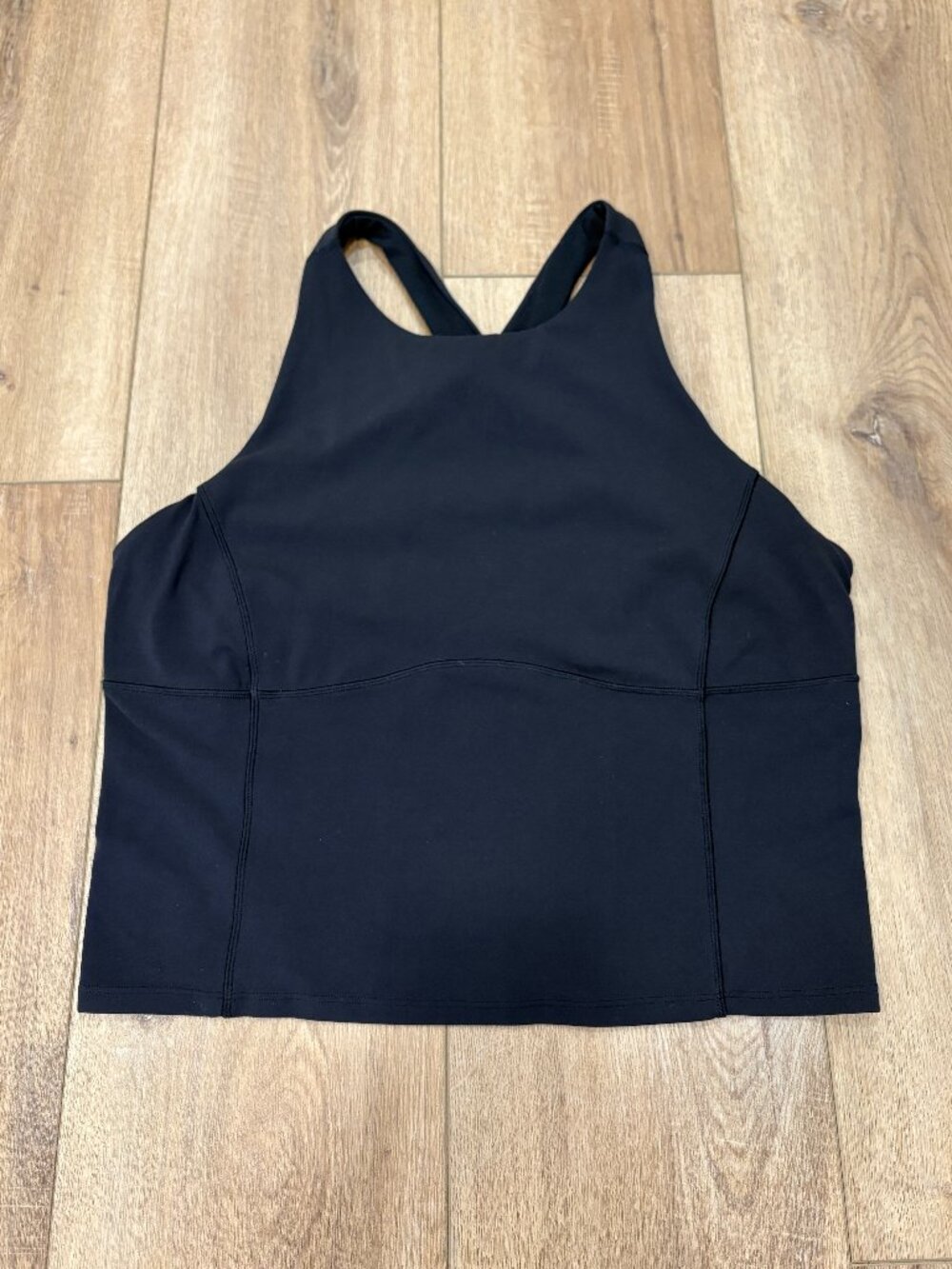 🌟 LULULEMON 🌟 KEY TO BALANCE CROSS BACK ACTIVE TANK BLACK SZ 12